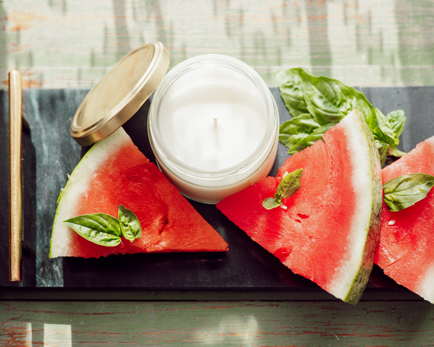 Melon Basil 11 oz Candle
