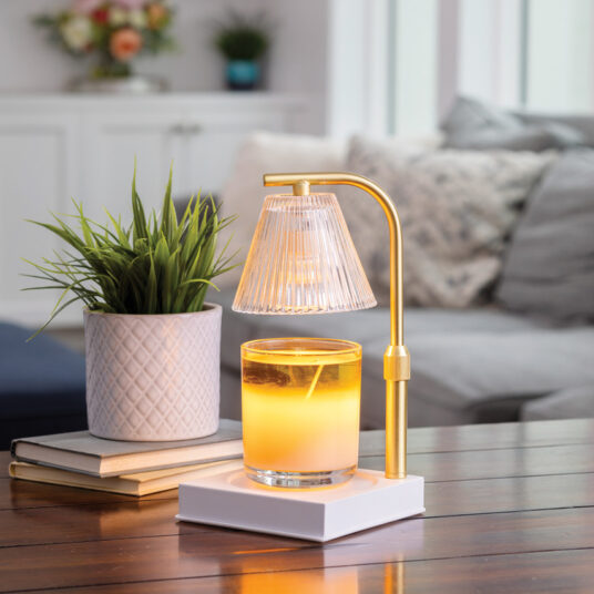 Gold Luna Candle Lamp Warmer