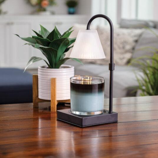 Black Lumiere Candle Lamp Warmer