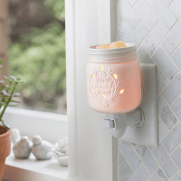 Home Sweet Home Mason Jar Pluggable Wax Warmer