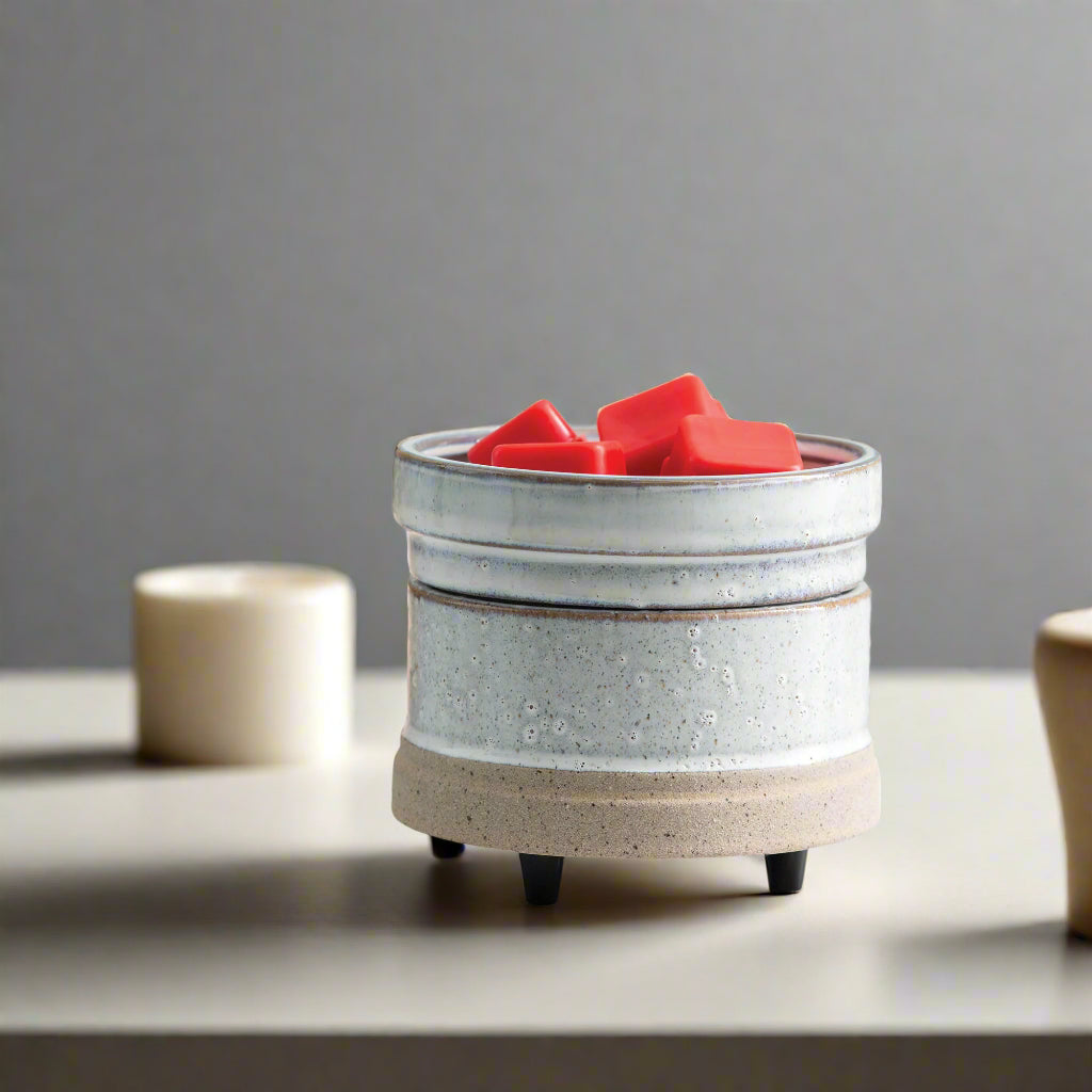 Rustic White Wax Melt Warmer