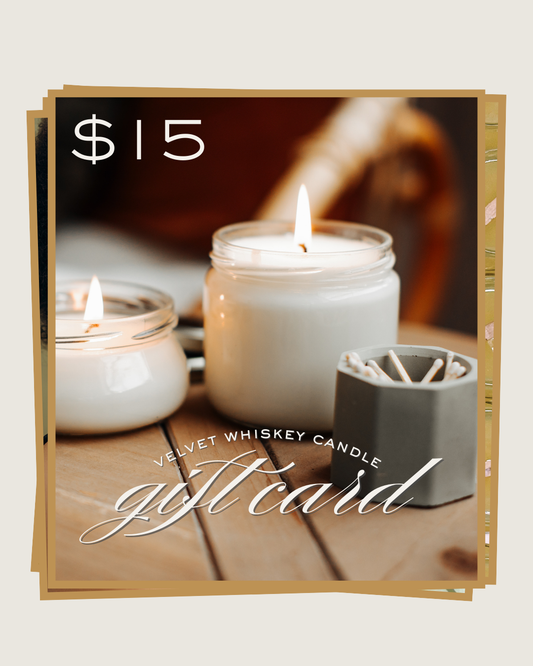 Velvet Whiskey Candle Gift Card
